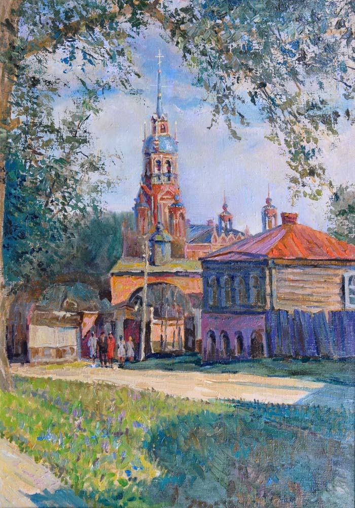 Никольский собор | Х.м., 60х85 | 1994