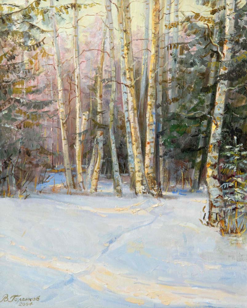 Зимний день | Х.м., 40х49 | 2004