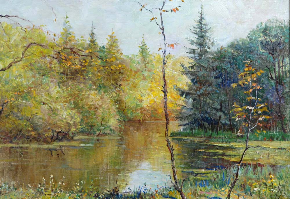 Лето жаркое | Х.м., 49х57 | 2002