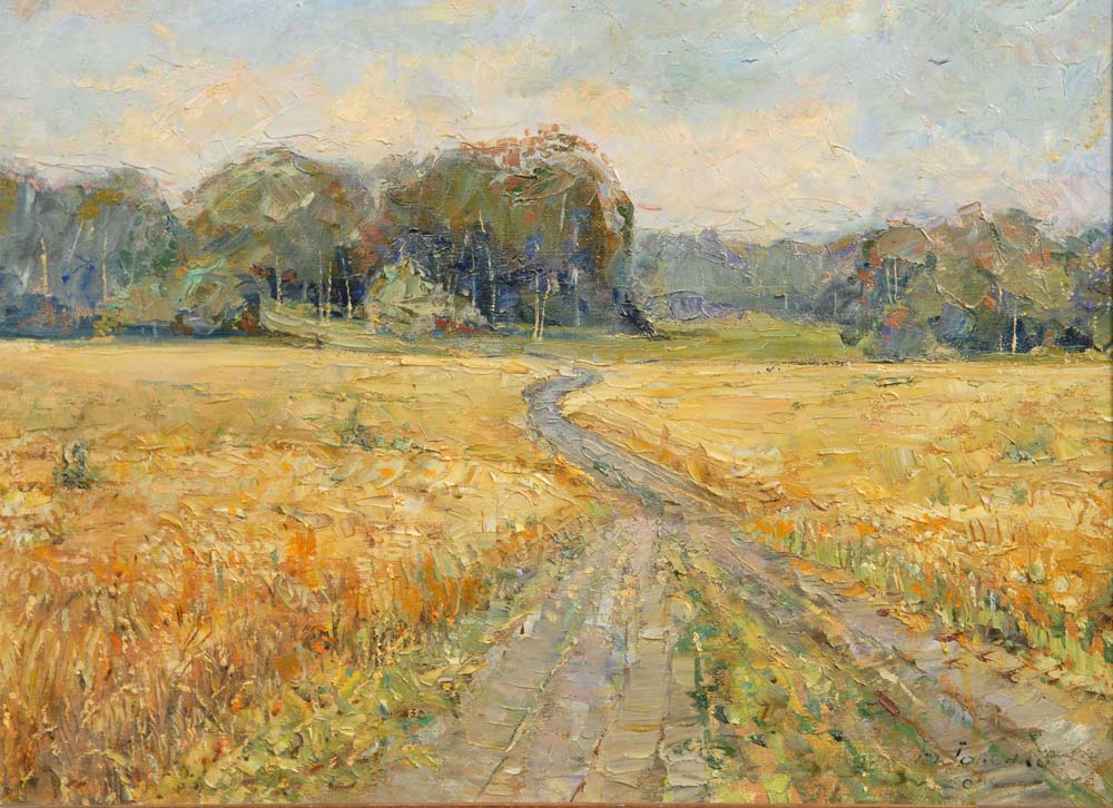 Дорога в Срезнево | Х.м., 36х49 | 2004